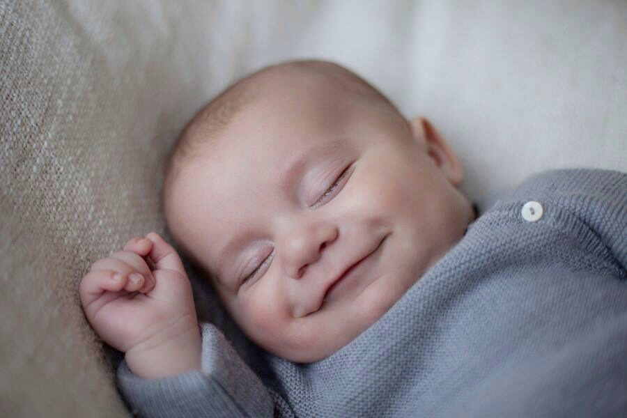A baby who gets enough sleep is a happy baby!